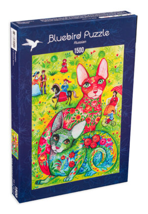 Пъзел Bluebird от 1500 части - Руска приказка, Оксана Зайка