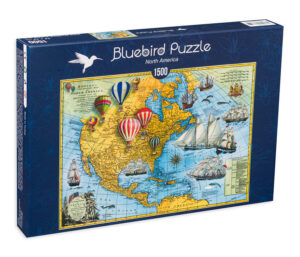 Пъзел Bluebird от 1500 части - Северна Америка