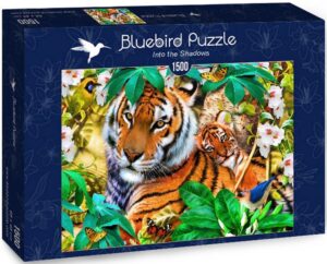 Пъзел Bluebird от 1500 части - Тигър