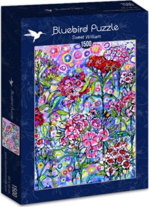 Пъзел Bluebird от 1500 части - Цветна градина