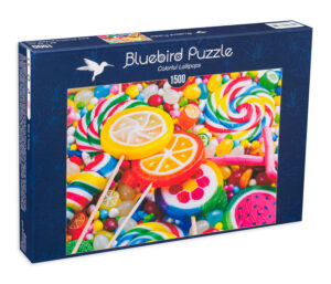 Пъзел Bluebird от 1500 части - Цветни близалки