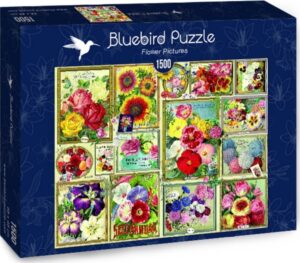 Пъзел Bluebird от 1500 части - Цветя