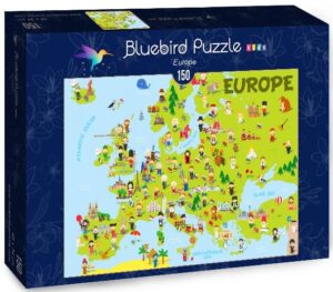 Пъзел Bluebird от 150 части - Европа