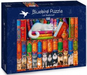 Пъзел Bluebird от 150 части - Котки и книги