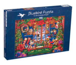 Пъзел Bluebird от 2000 части - Стар коледен магазин