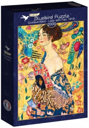 Пъзел Bluebird от 2000 части - Жена с ветрило, 1918