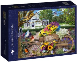 Пъзел Bluebird от 3000 части - Райска градинка