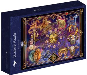 Пъзел Bluebird от 3000 части - Зодиакална карта