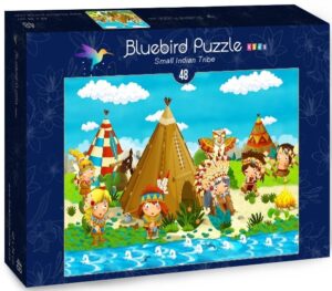 Пъзел Bluebird от 48 части - Индианско племе