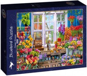 Пъзел Bluebird от 500 части - Магазин за цветя