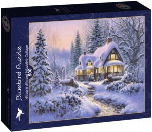 Пъзел Bluebird от 500 части - Вила Удбай в зимна премяна