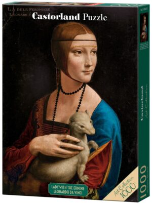 Пъзел Castorland от 1000 части - Дамата с хермелина