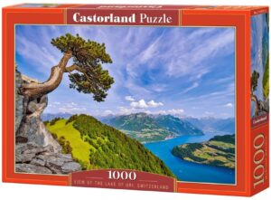Пъзел Castorland от 1000 части - Изглед към езерото Ури, Швейцария
