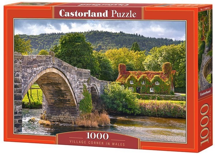 Пъзел Castorland от 1000 части - Къща в Уелс