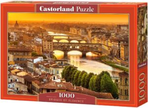 Пъзел Castorland от 1000 части - Мостовете на Флоренция