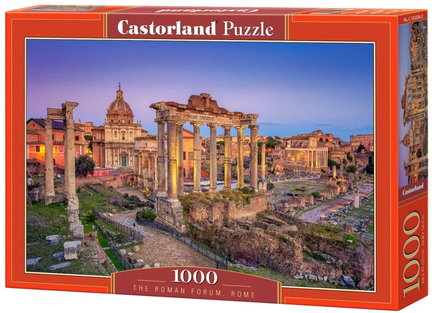 Пъзел Castorland от 1000 части - Римският форум, Рим