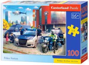 Пъзел Castorland от 100 части - Полиция