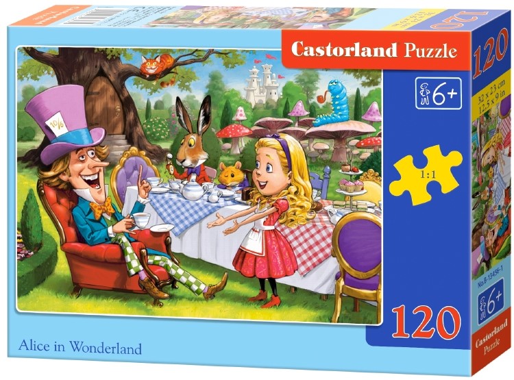 Пъзел Castorland от 120 части - Алиса в страната на чудесата