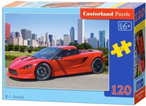 Пъзел Castorland от 120 части - Червена кола