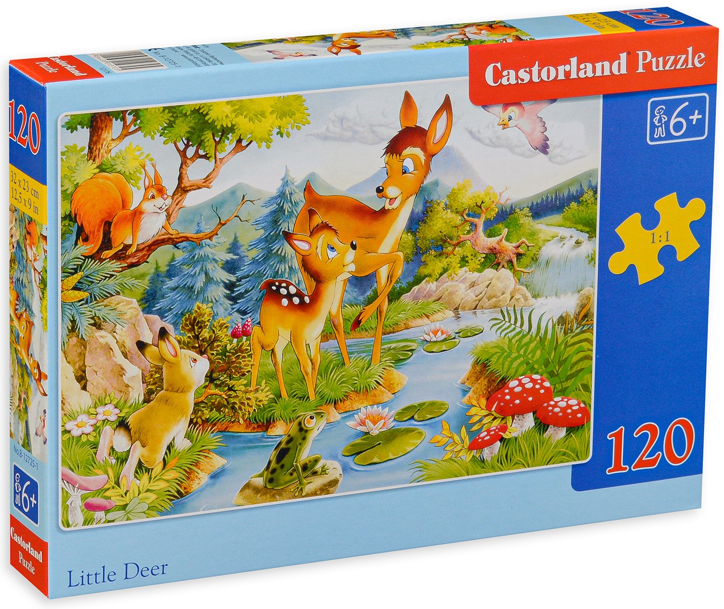 Пъзел Castorland от 120 части - Игри в гората