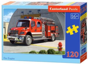 Пъзел Castorland от 120 части - Пожарна кола