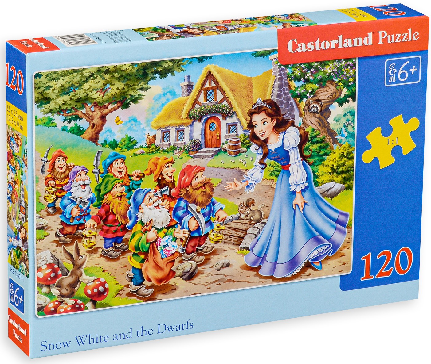 Пъзел Castorland от 120 части - Снежанка и седемте джуджета