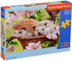 Пъзел Castorland от 120 части - Таралежчета