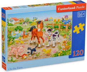 Пъзел Castorland от 120 части - Във фермата