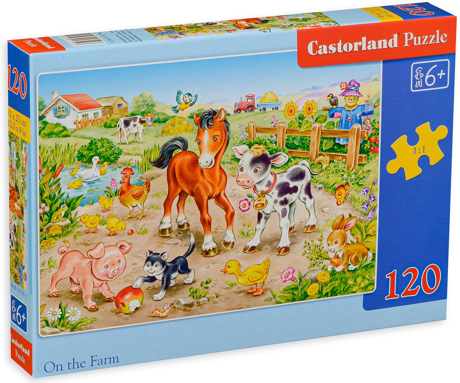 Пъзел Castorland от 120 части - Във фермата