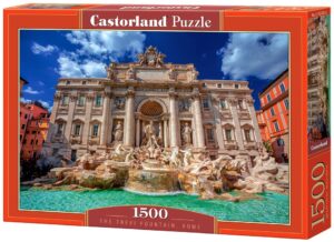 Пъзел Castorland от 1500 части - Фонтанът ди Треви, Рим