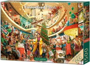 Пъзел Castorland от 1500 части - Лудо пазаруване