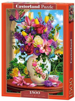 Пъзел Castorland от 1500 части - Цветна идилия