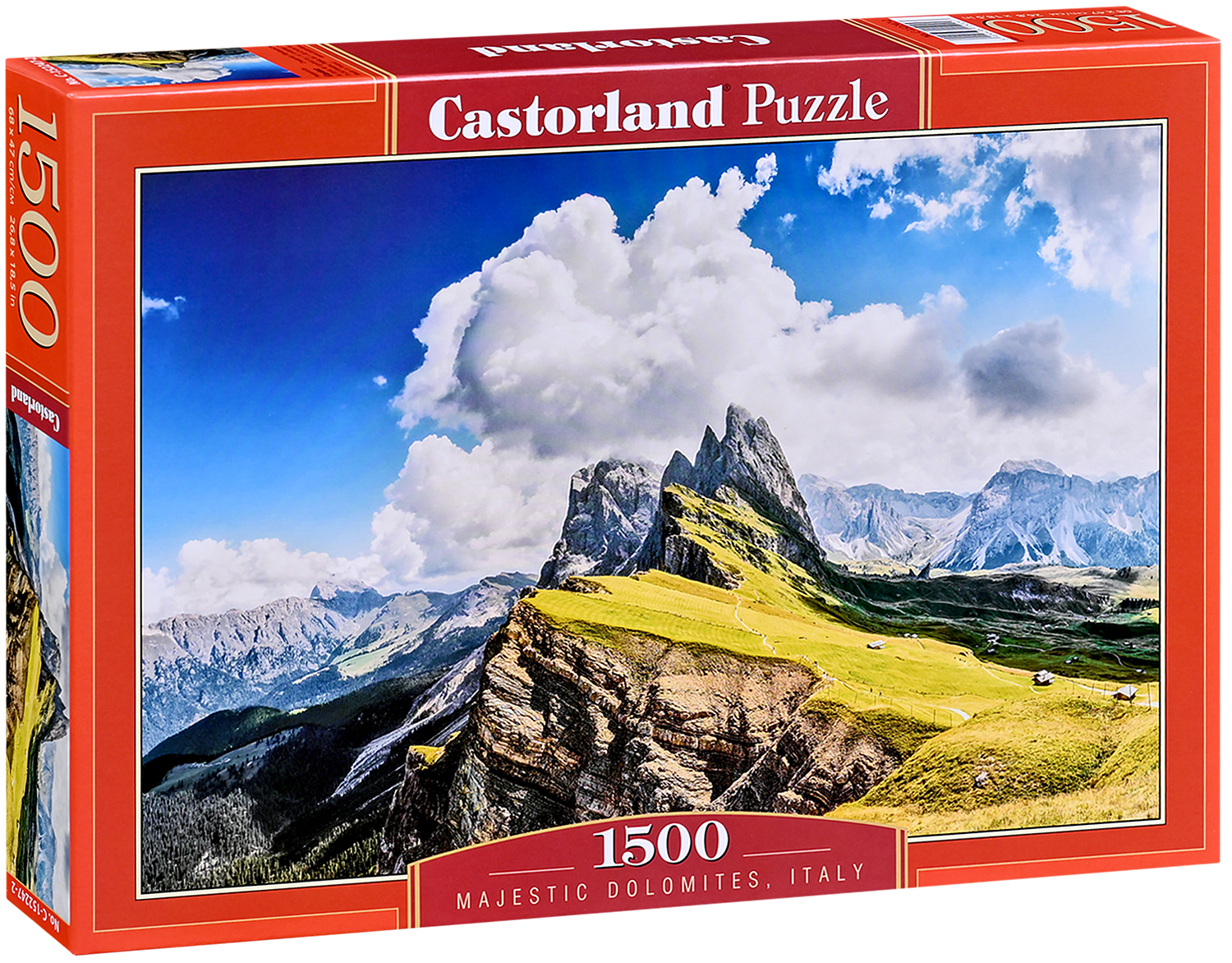 Пъзел Castorland от 1500 части - Величествените Доломити, Италия