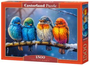 Пъзел Castorland от 1500 части - Заедно е по-топло