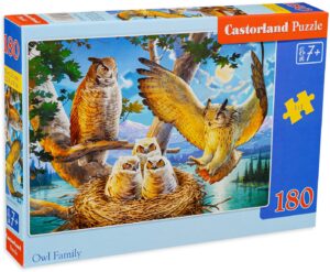 Пъзел Castorland от 180 части - Бухалчета