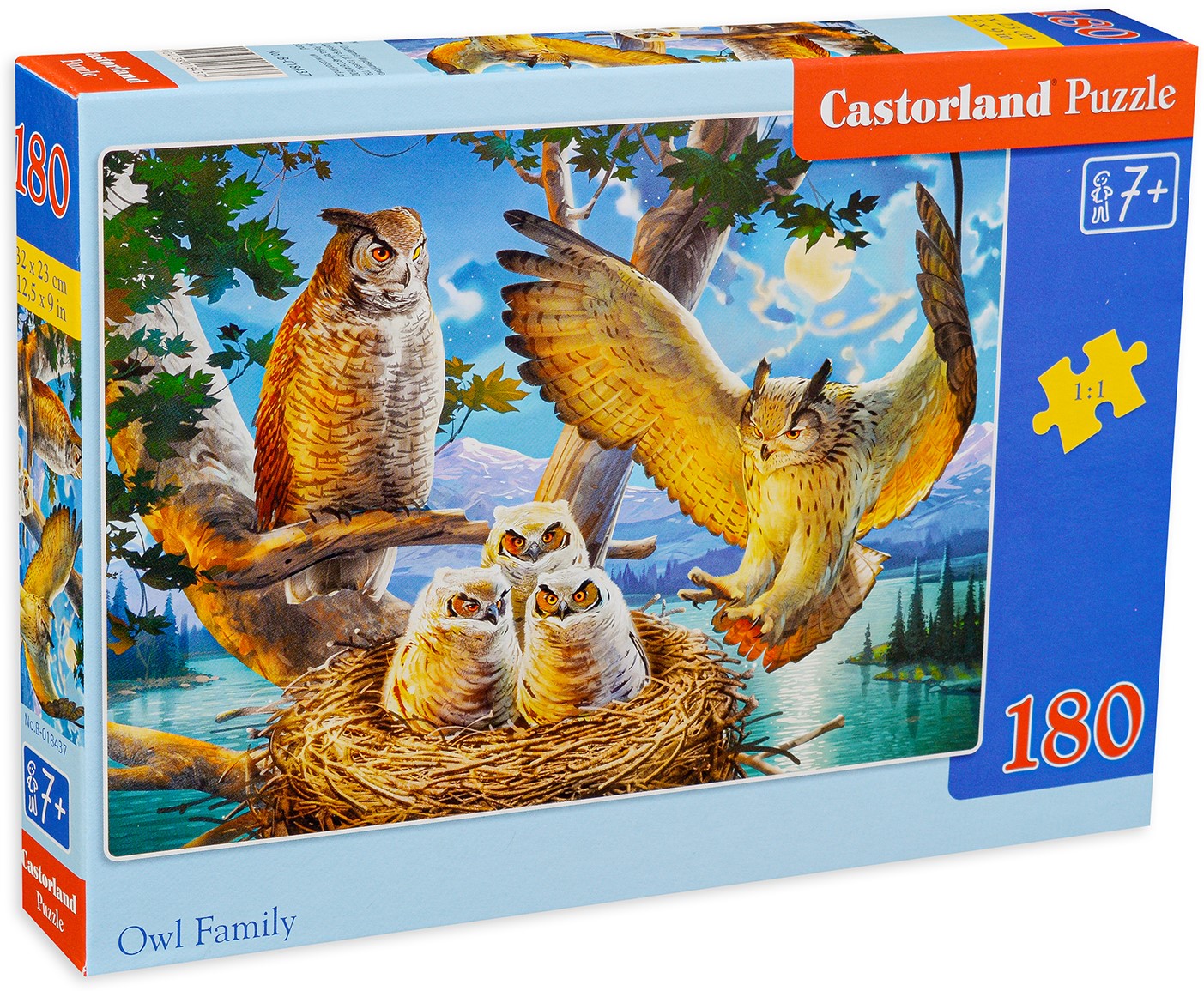 Пъзел Castorland от 180 части - Бухалчета