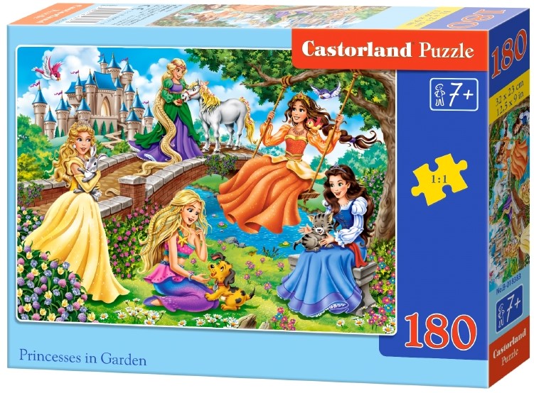 Пъзел Castorland от 180 части - Принцеси в градината