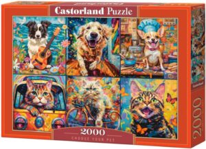 Пъзел Castorland от 2000 части - Избери любимец