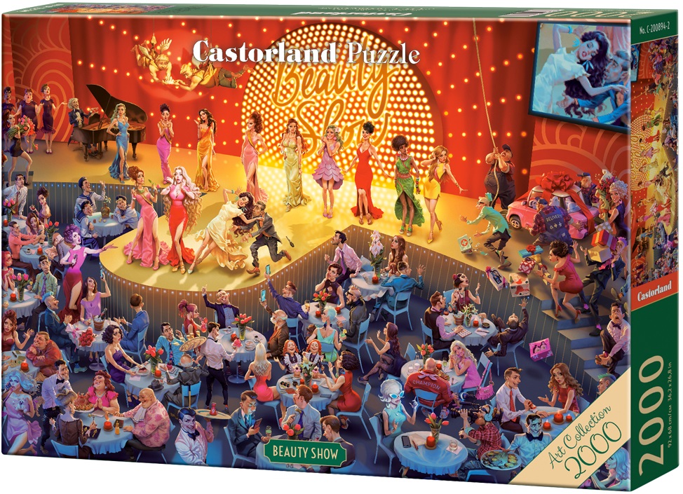 Пъзел Castorland от 2000 части - Конкурс по красота