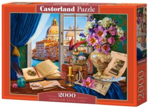 Пъзел Castorland от 2000 части - Венециански натюрморт