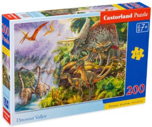 Пъзел Castorland от 200 части - Долината на динозаврите