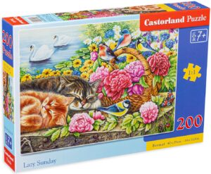 Пъзел Castorland от 200 части - Мързелив уикенд