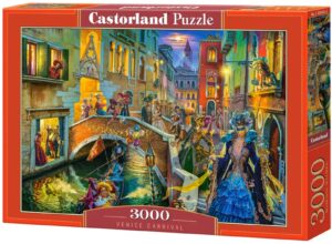Пъзел Castorland от 3000 части - Карнавалът във Венеция