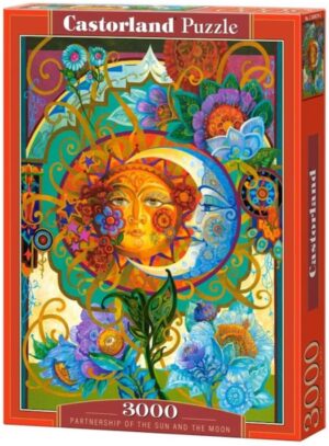 Пъзел Castorland от 3000 части - Партньорствотo на Слънцето и Луната