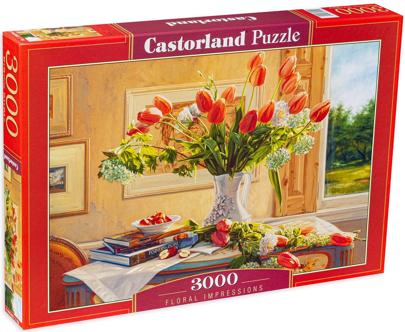 Пъзел Castorland от 3000 части - Цветя на масата