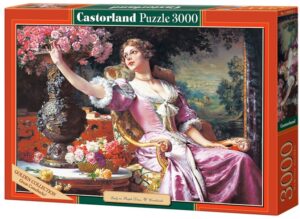 Пъзел Castorland от 3000 части - Жената с лилавата рокля