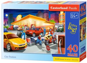 Пъзел Castorland от 40 XXL части - Бензиностанция