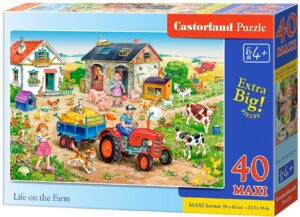 Пъзел Castorland от 40 XXL части - Ферма