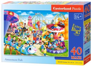 Пъзел Castorland от 40 XXL части - Увеселителен парк