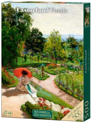 Пъзел Castorland от 500 части - Червен чадър